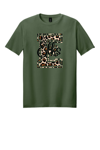 Elks Cheetah Gildan T-Shirt