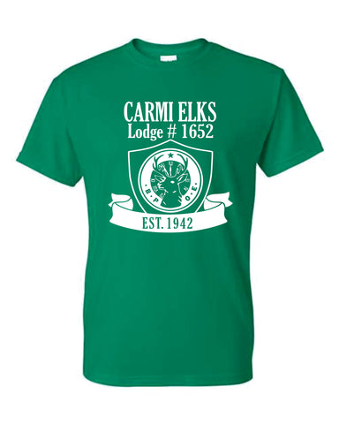 Elks Badge Logo Gildan T-Shirt