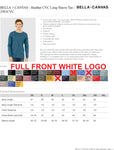 Elks Badge Logo Bella Heather Long Sleeve Tee