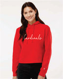 NCOE Cardinals Crop Hoodie