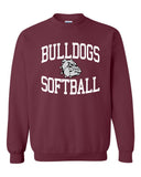 Bulldog SOFTBALL Bulldog Head